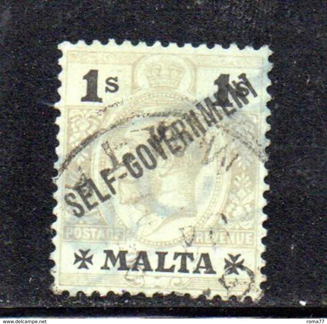 APR813 - MALTA 1922 , Giorgio V : N. 76 Usato  (2380A) . - Malta