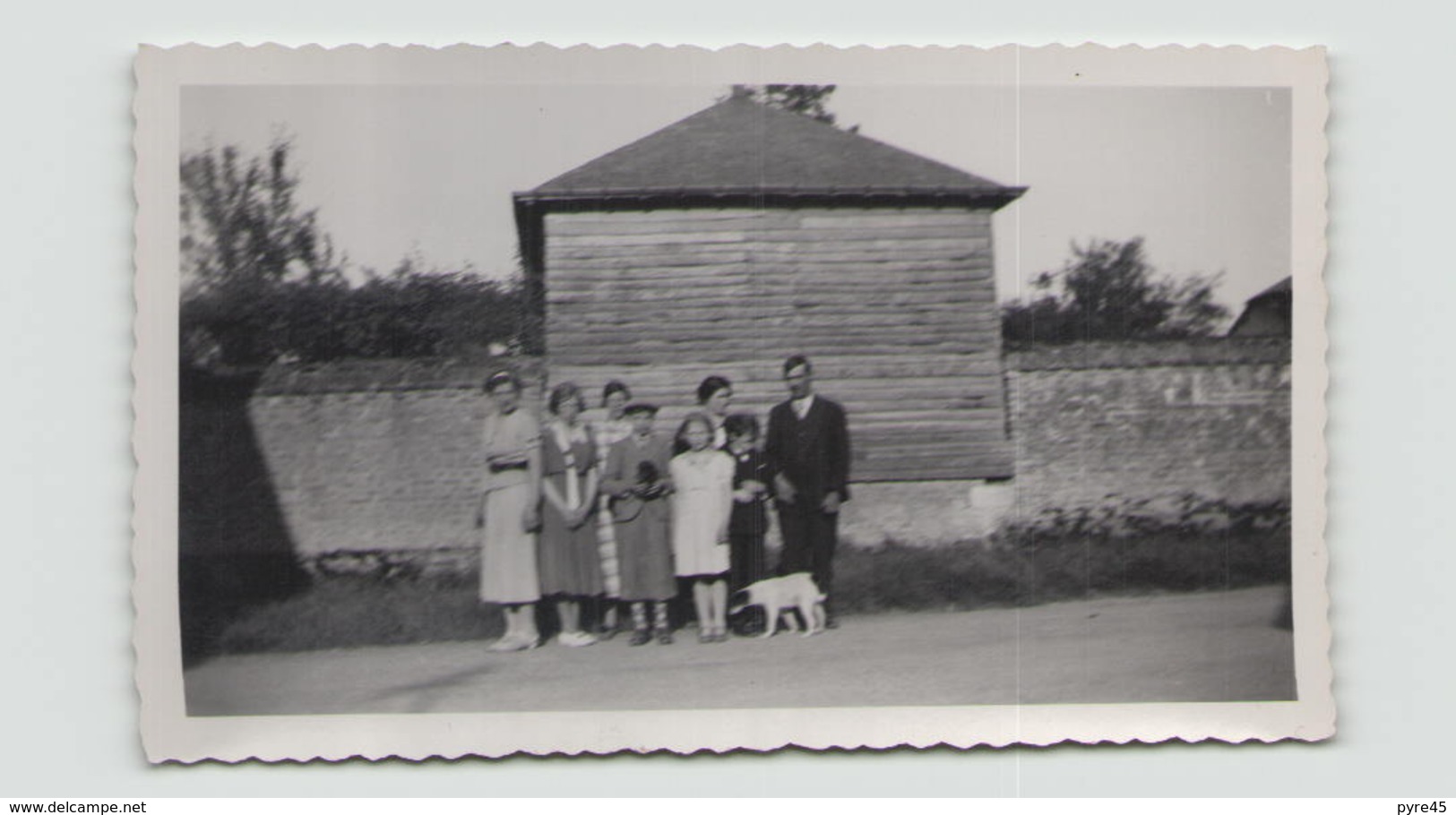 PHOTO D UNE FAMILLE HAUTEVILLE 1938 11 X 7 CM - Persone Anonimi