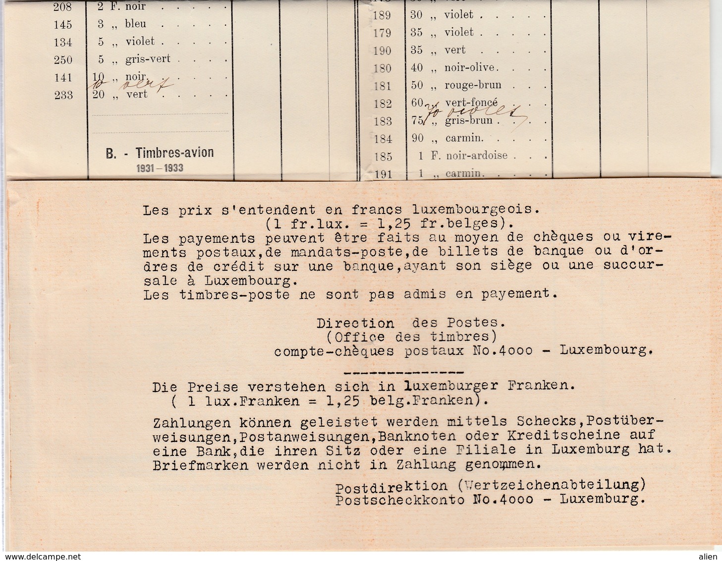 1fr3/4 "Officiel" S Lettre "G.D.Lux/Postes Télégr.Téléphones" Vers USA 1936 - Contenu "Liste Des Valeurs Postales..." !! - Servizio