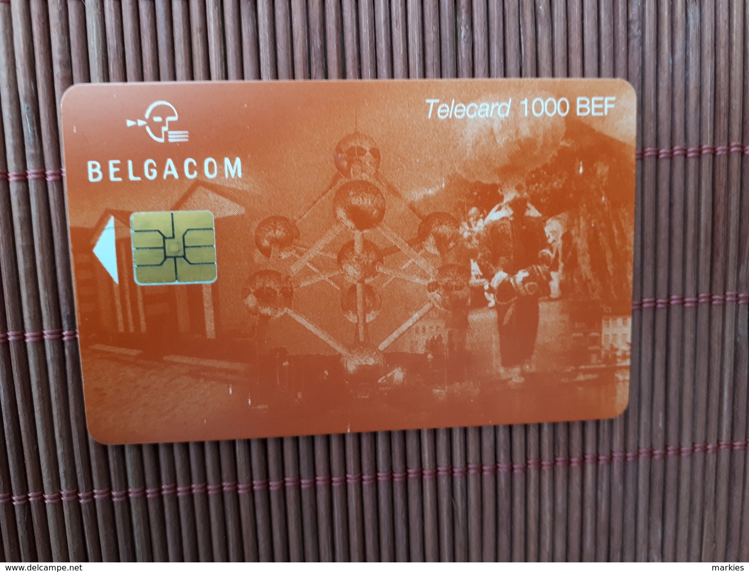 Phonecard Atomium 1000 BEF Used II 31.01.2002 Only 5000 Made Very Rare - Avec Puce