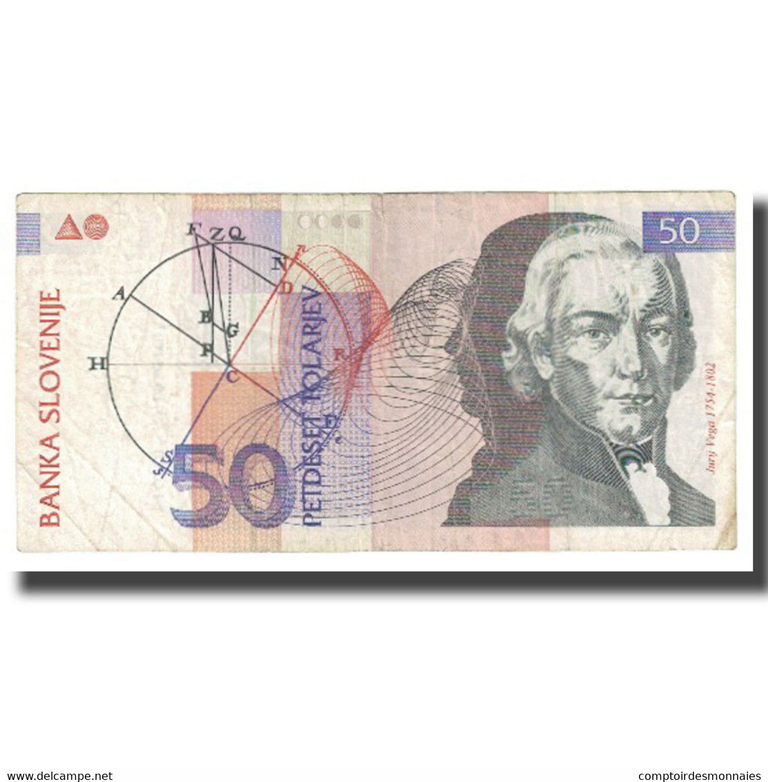 Billet, Slovénie, 50 Tolarjev, 1992, 1992-01-15, KM:13a, TB - Slovénie