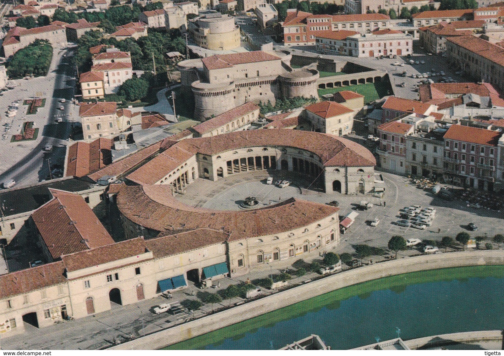 SENIGALLIA IL CENTRO STORICO DAL CIELO  NON   VIAGGIATA - Senigallia