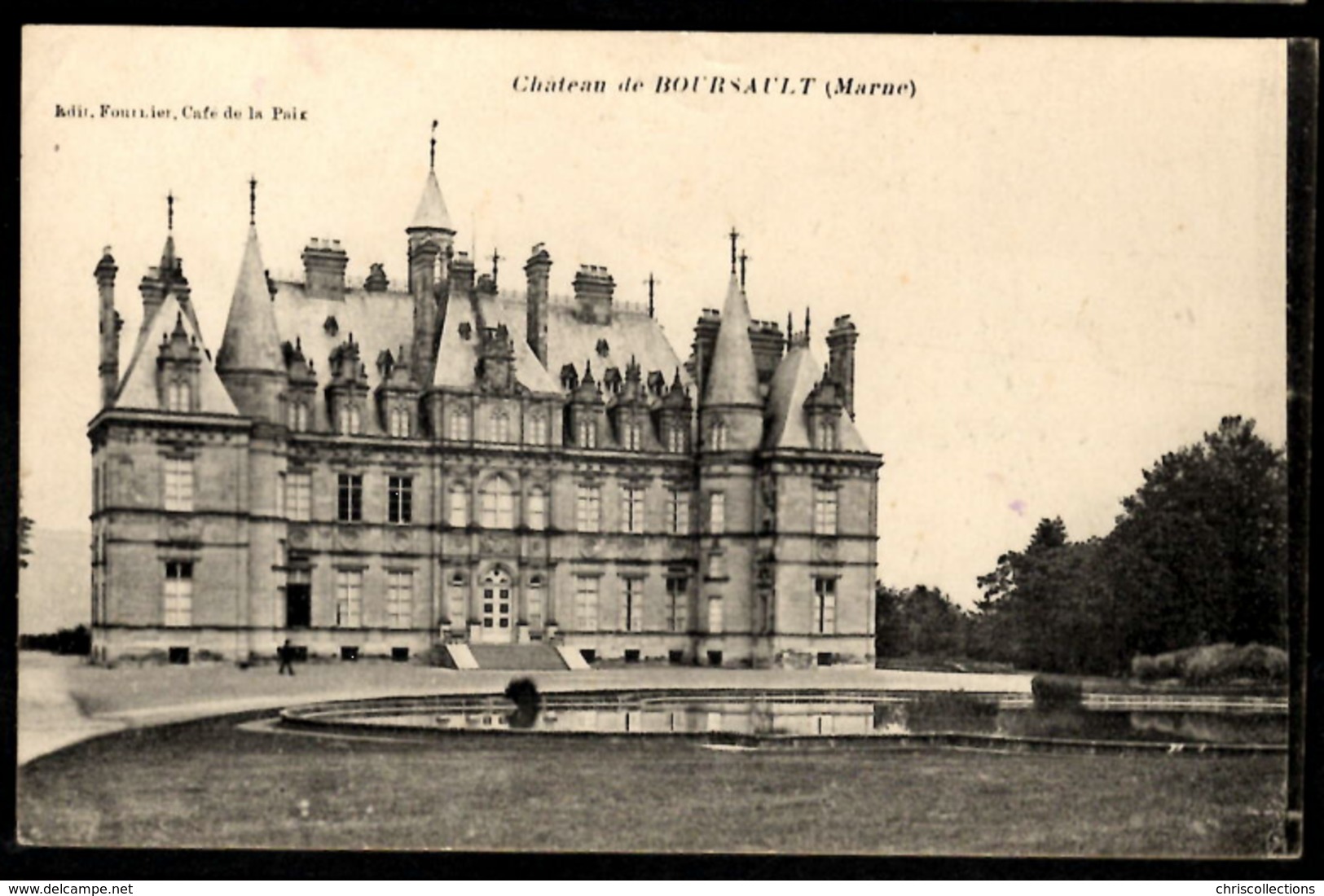 51 -Le Château De BOURSAULT (Marne) - Other & Unclassified