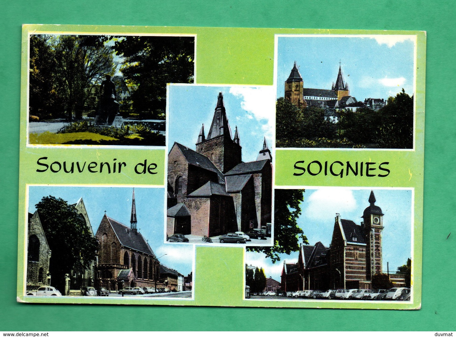 Belgique Hainaut Soignies Carte Postale Multivues - Soignies