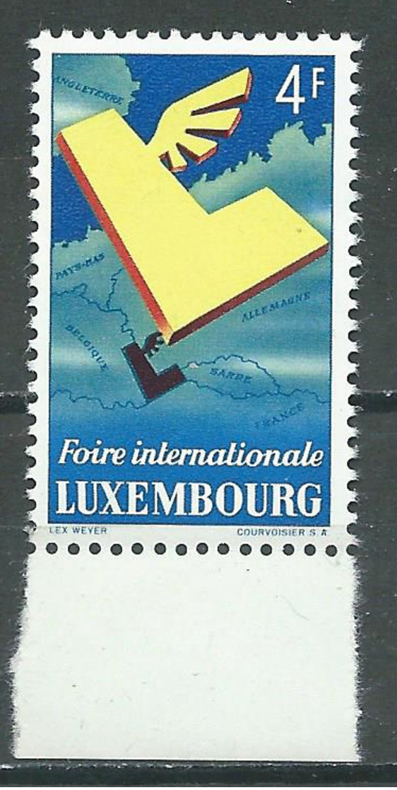 Luxembourg YT N°483 Foire Internationale De Luxembourg Neuf ** - Ungebraucht