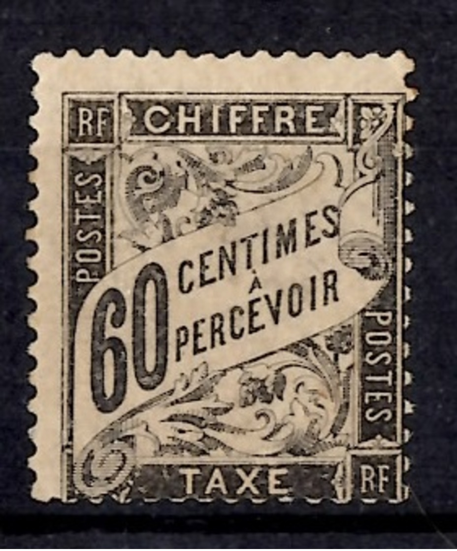 France Timbre Taxe YT N° 21 Neuf *. Gomme D'origine. B/TB. A Saisir! - 1859-1959 Neufs