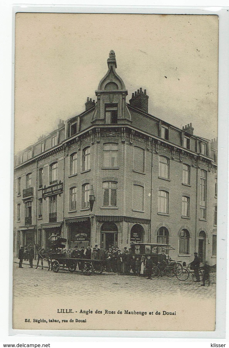 Lille Angle Des Rues De Maubeuge Et De Douai - Lille