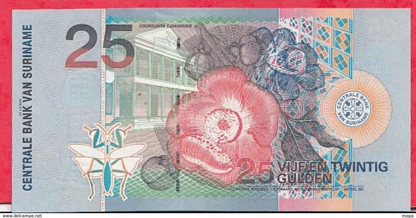 Surinam 1 Billet De  10 Gulden Du 01/01/2000 En UNC Lot N °8 - Surinam