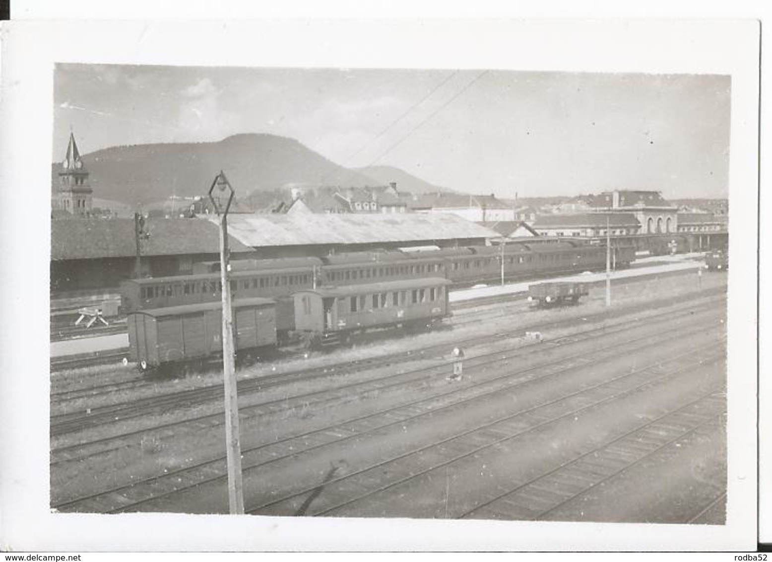 Photo - Thème Chemin De Fer -   Gare De Saint Dié En 1954 - Treni