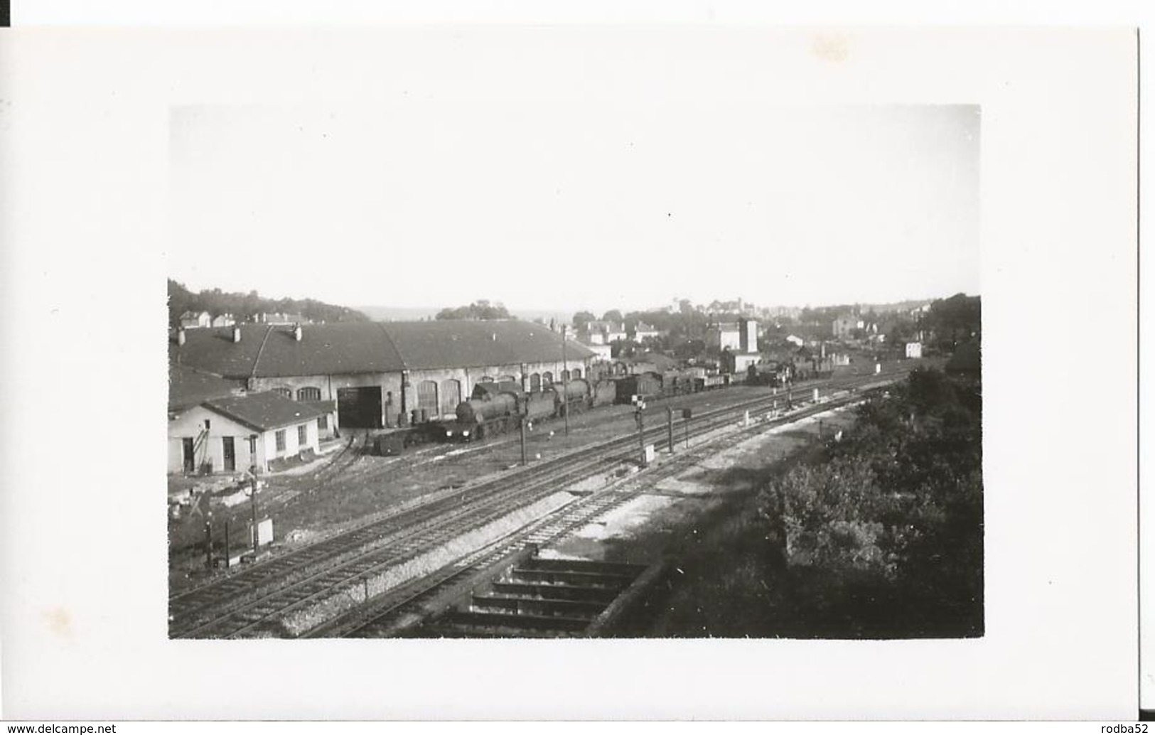 Photo - Thème Chemin De Fer - Gare De Neufchateau En 1953 - Train - Locomotive - 88 -  Vosges - Trains