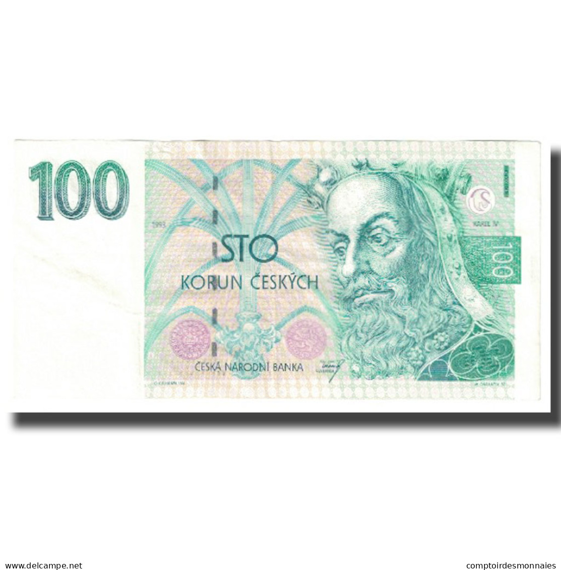 Billet, République Tchèque, 100 Korun, 1993, KM:5a, SUP - Tsjechië