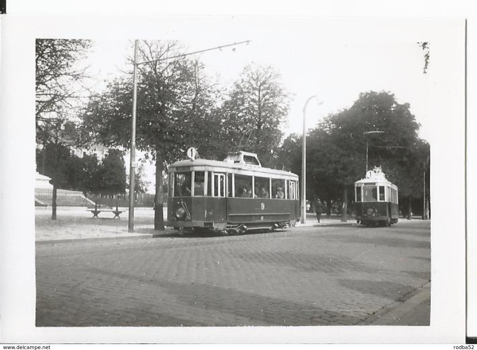 Photo - Thème Chemin De Fer - TED -  Tramway à Dijon En 1952 - 21 - Côte D'or - Trains