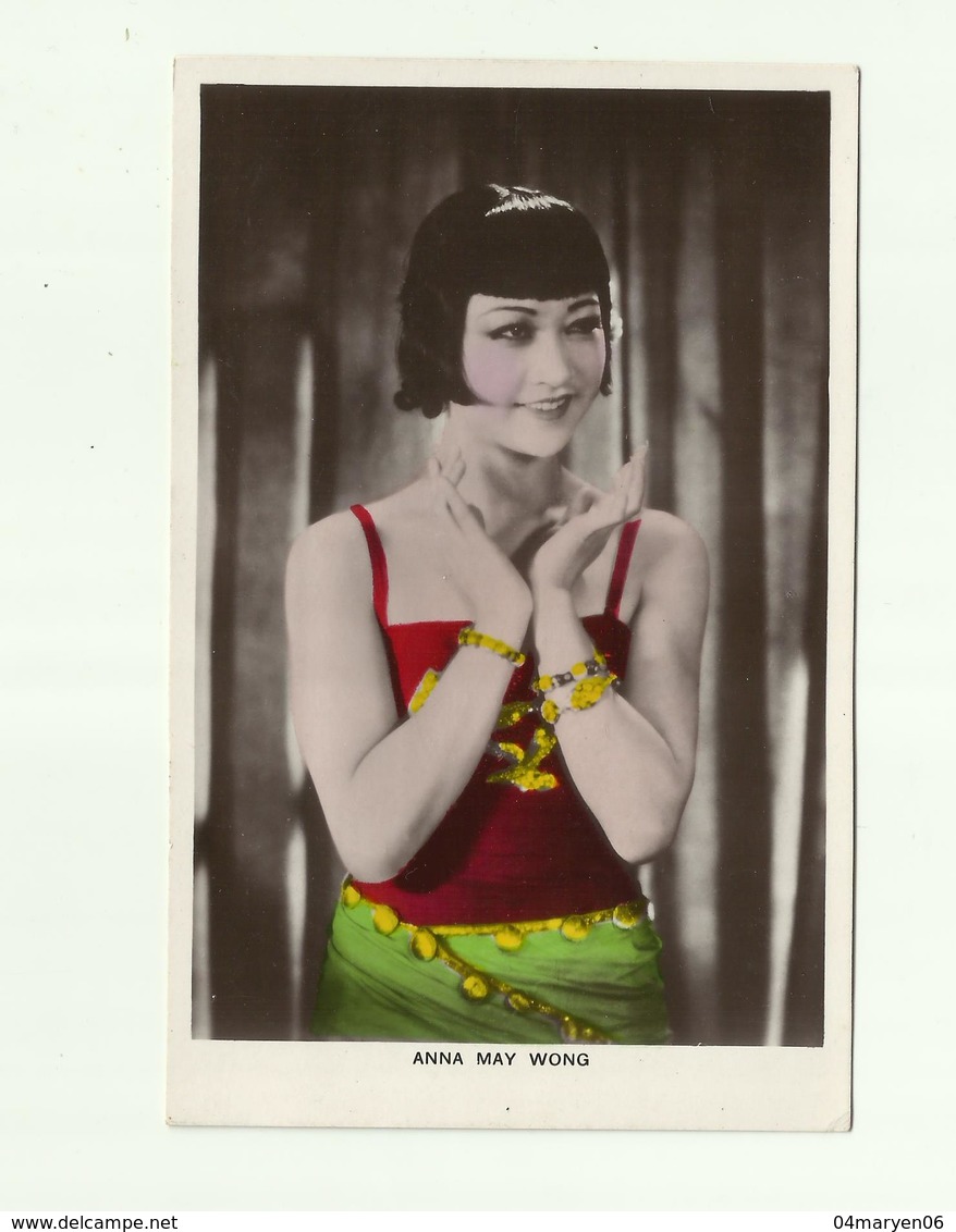 -§.Anna MAY  WONG  .* "" Handcoloured Real Photograph."" - Artistas