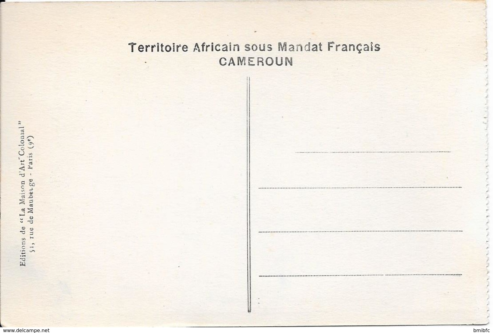 CAMEROUN - Types Bamoun   - (Cliché Agence Togo-Cameroun) - Kameroen
