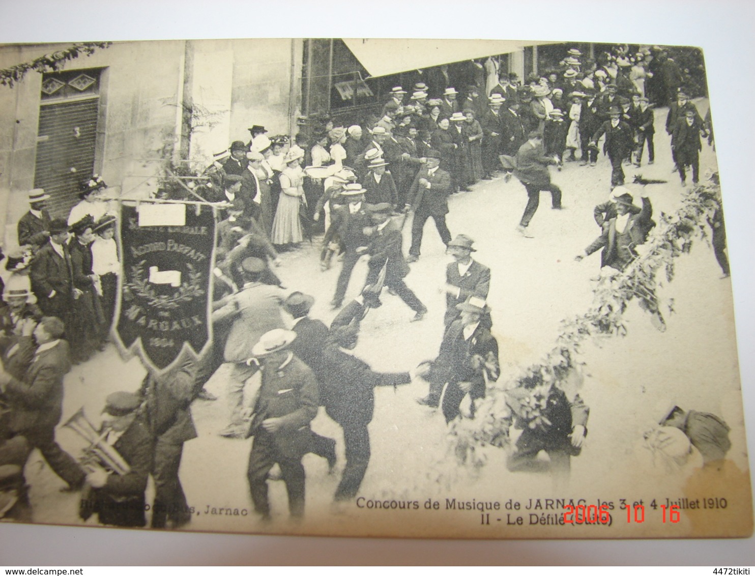 C.P.A.- Jarnac (16) - Concours De Musique - Le Défilé (Suite) - 1910 - SUP (BI 7) - Jarnac