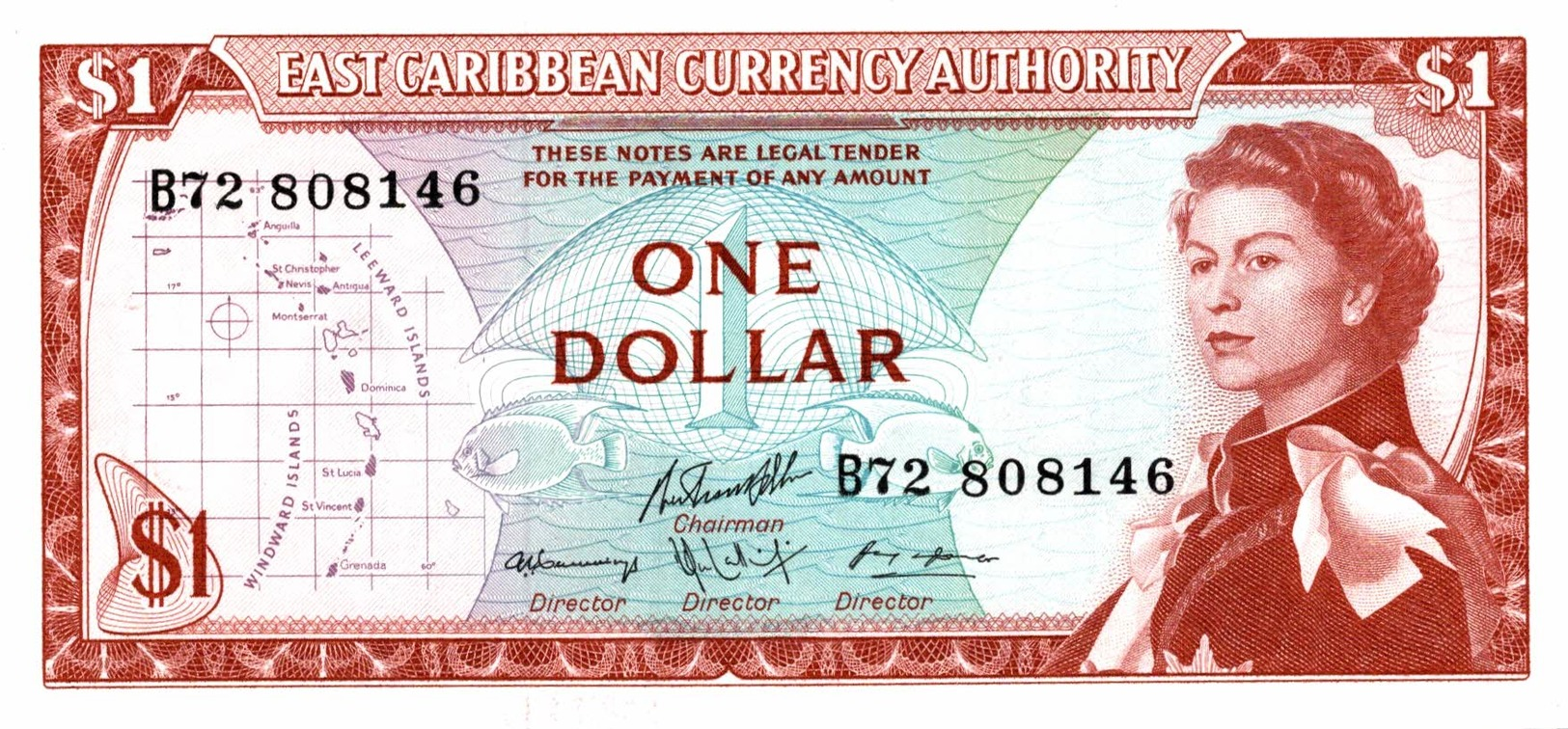 6006   -2019     BILLET BANQUE  CARAIBES - Caraïbes Orientales