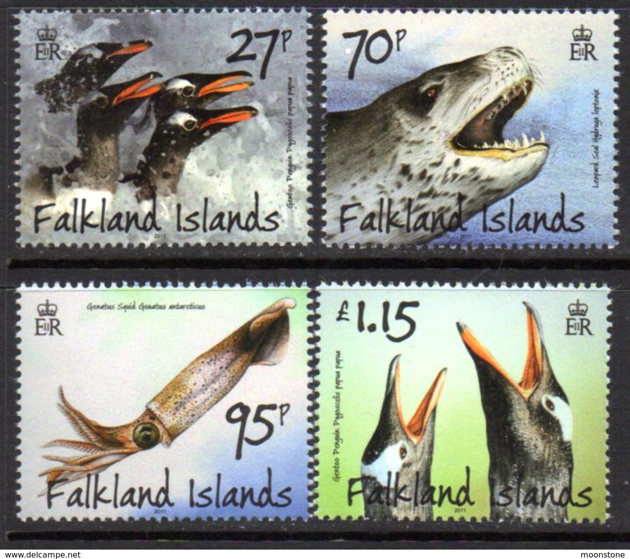 Falkland Islands 2011 Predators & Prey I Set Of 4, MNH, SG 1203/6 - Falkland Islands