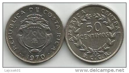 Costa Rica 50 Centimos 1970. High Grade - Costa Rica