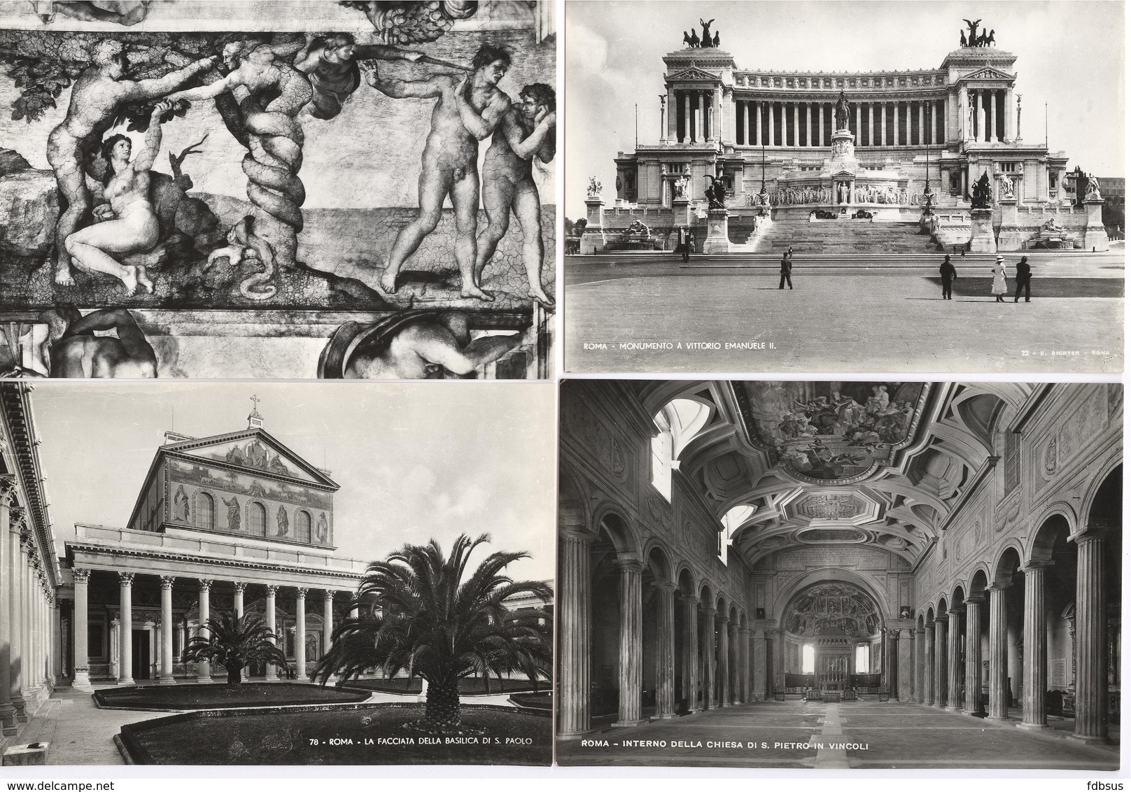 Roma - 8 Cartes Postales Differents Rome  - 8 Different Postcards - 8 Verschillende Postkaarten - See Scan - Check Scans - Collections & Lots