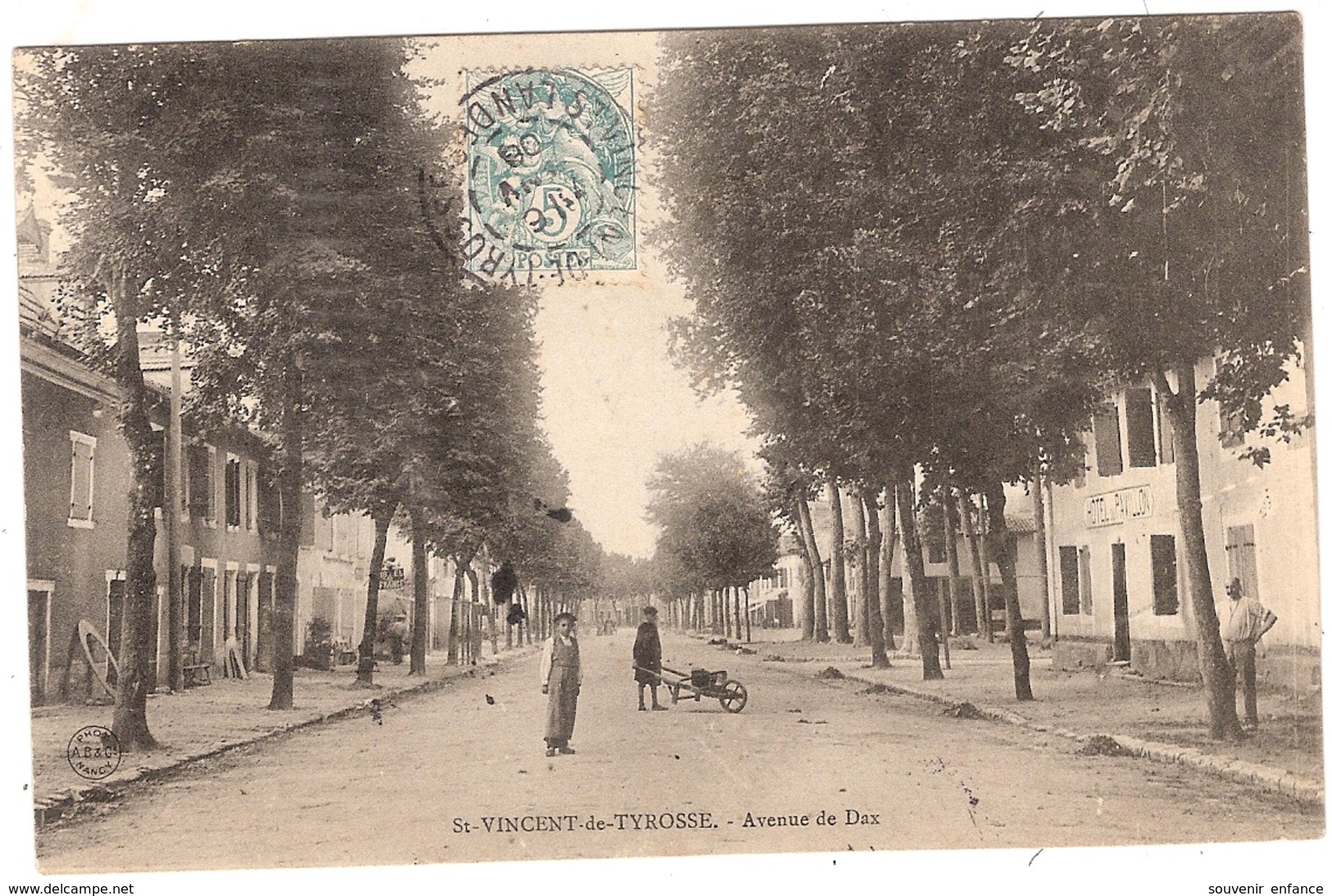 CPA Saint Vincent De Tyrosse Avenue De Dax St 40 Landes - Saint Vincent De Tyrosse