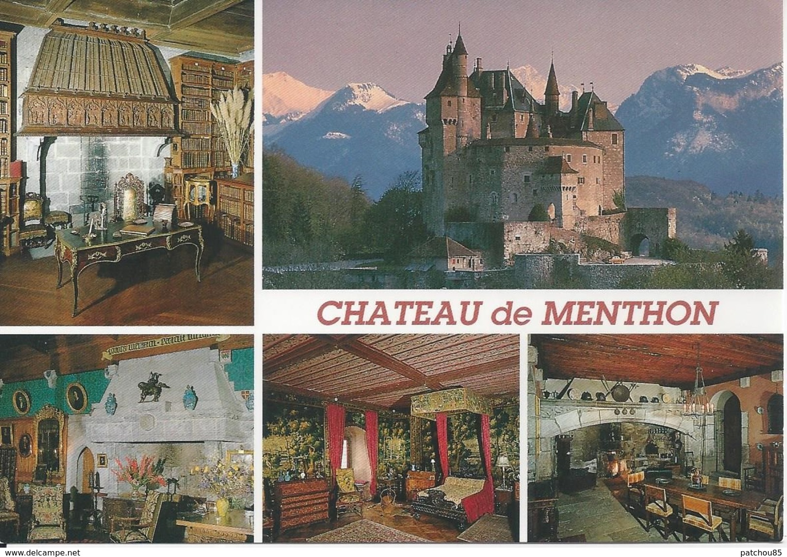 CPM  France  74 Haute Savoie Lac D’Annecy Château De Menthon Saint Bernard  Multivue - Autres & Non Classés