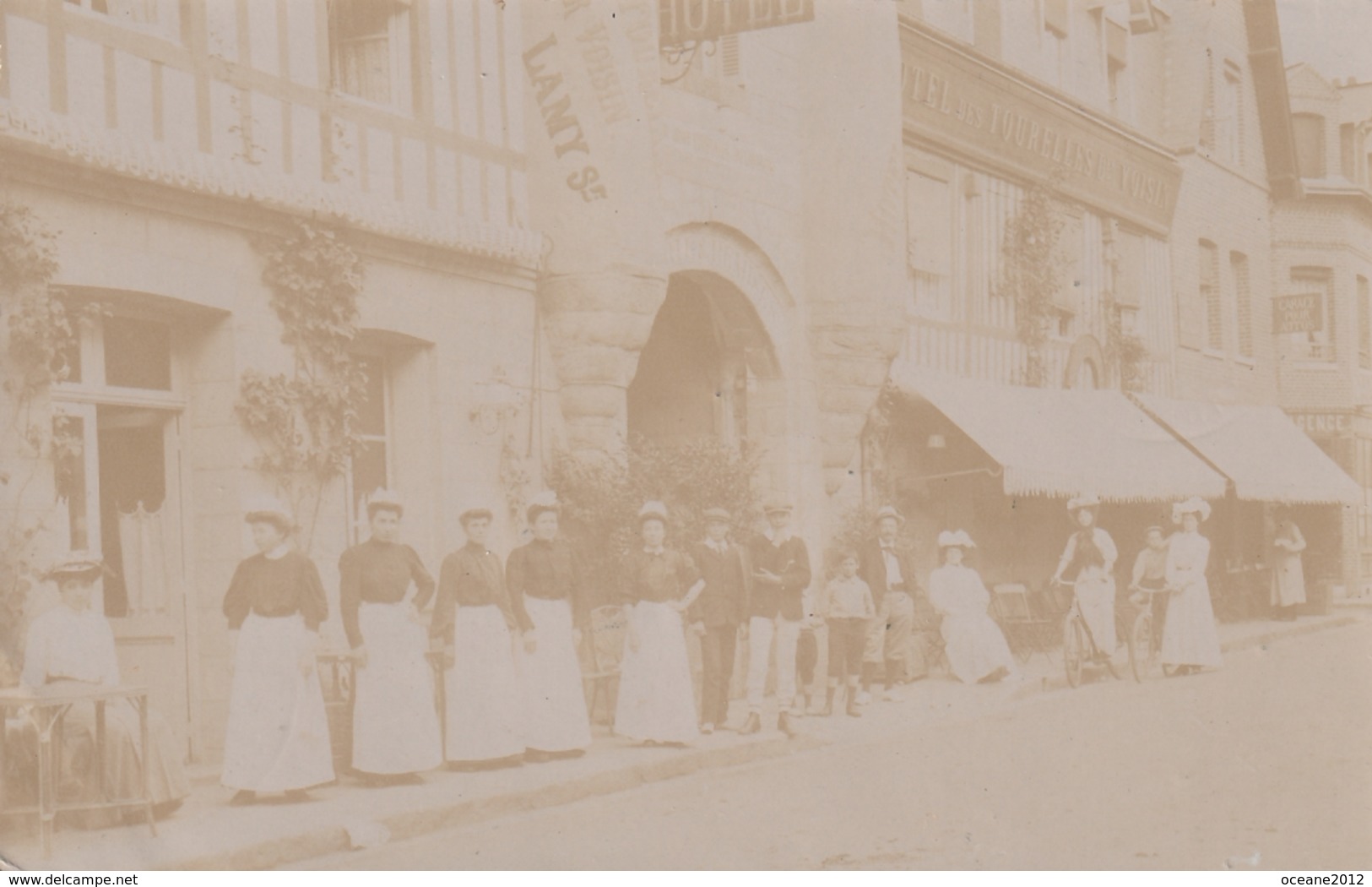 76 Veules Les Roses. Carte Photo , Hotel Des Tourelles - Veules Les Roses