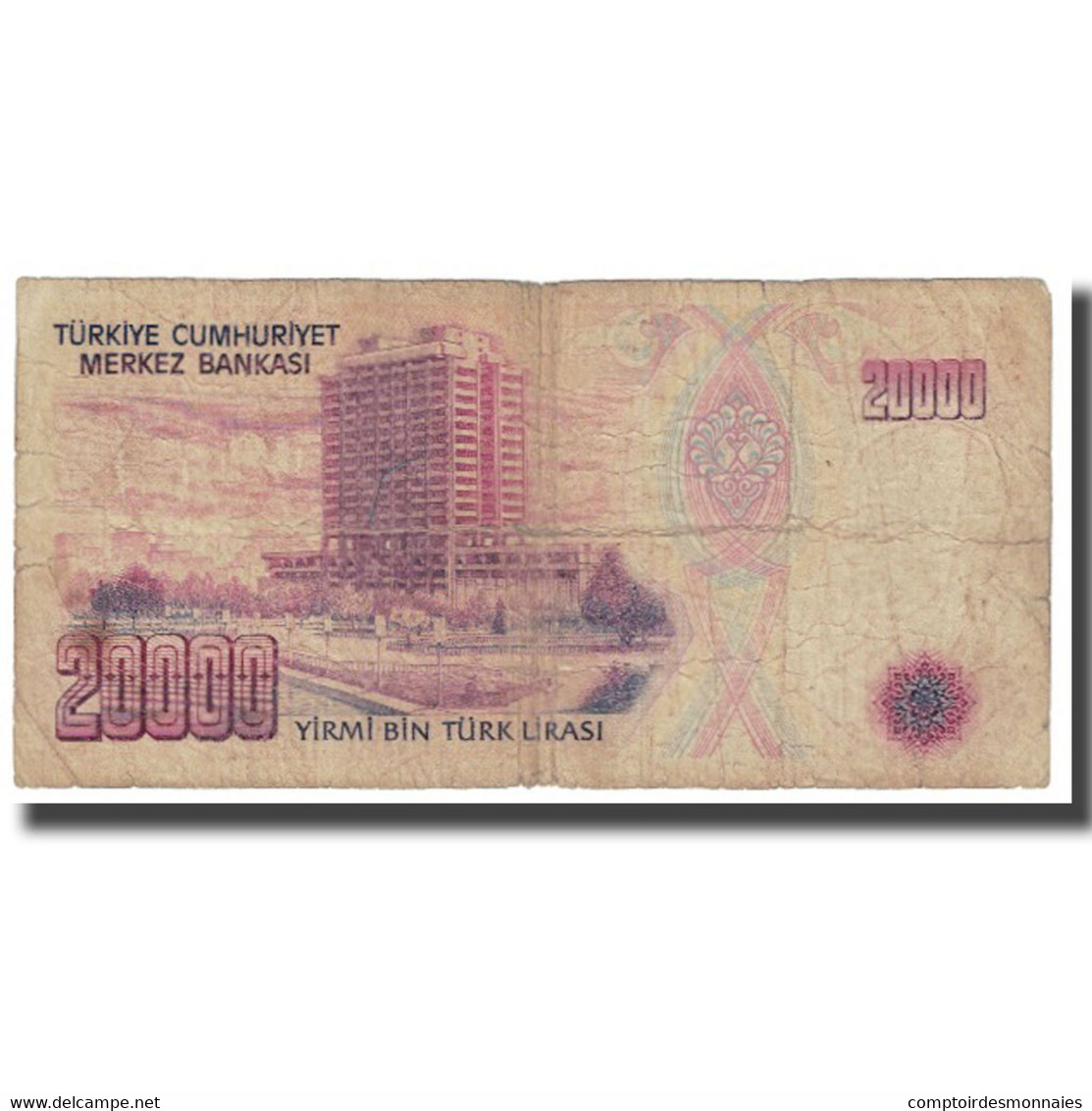 Billet, Turquie, 20,000 Lira, 1970, 1970-01-14, KM:201, B - Turquie