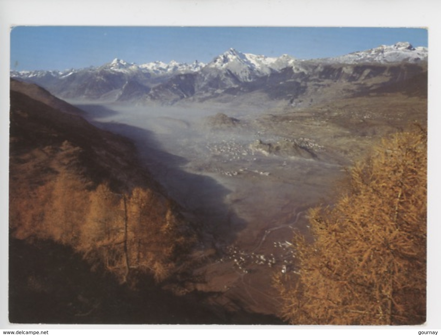 Suisse : Vue De La Vallée Du Rhône Depuis Les Environs De Nax Sur Sion - Nax