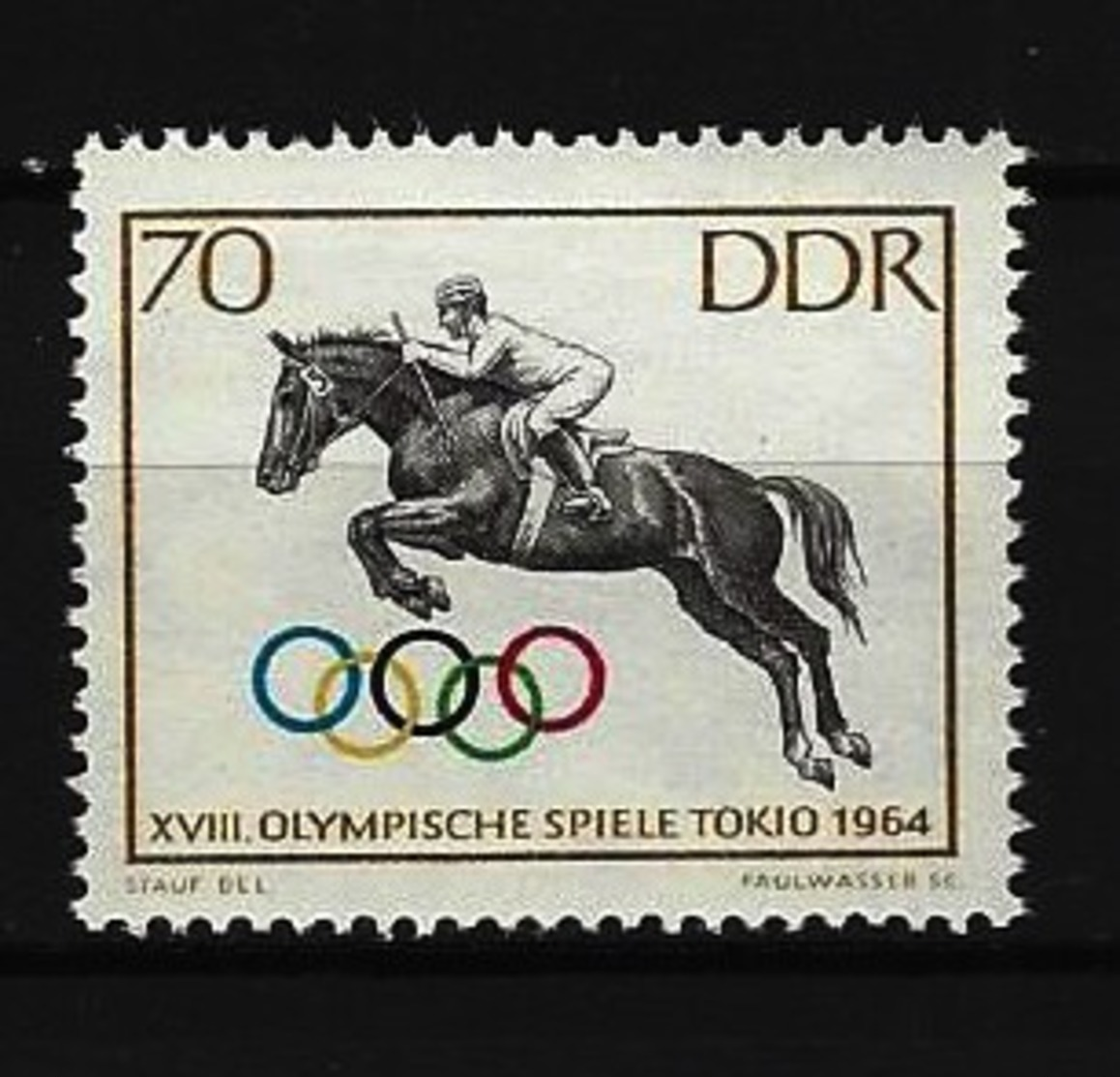 DDR - Mi-Nr. 1038 Sperrwert Olympische Sommerspiele Tokio 1964 Postfrisch - Neufs