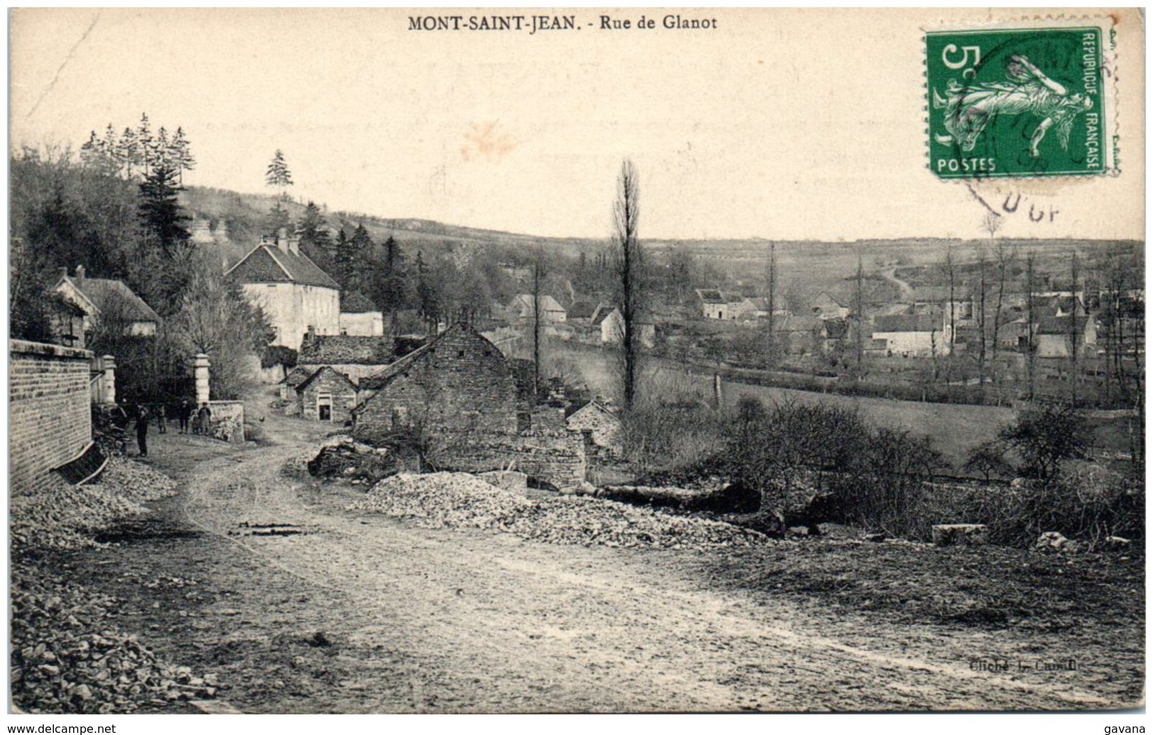 21 MONT-SAINT-JEAN - Rue De Glanot - Autres & Non Classés