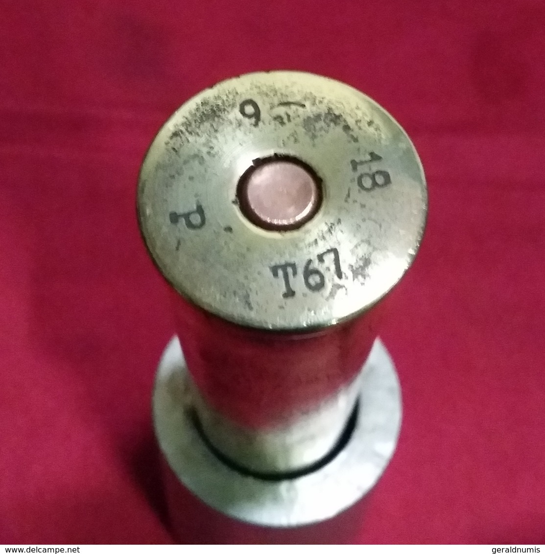 trés rare cartouche mauser  tankgewehr 13 mm  1918    (totalement inerte)