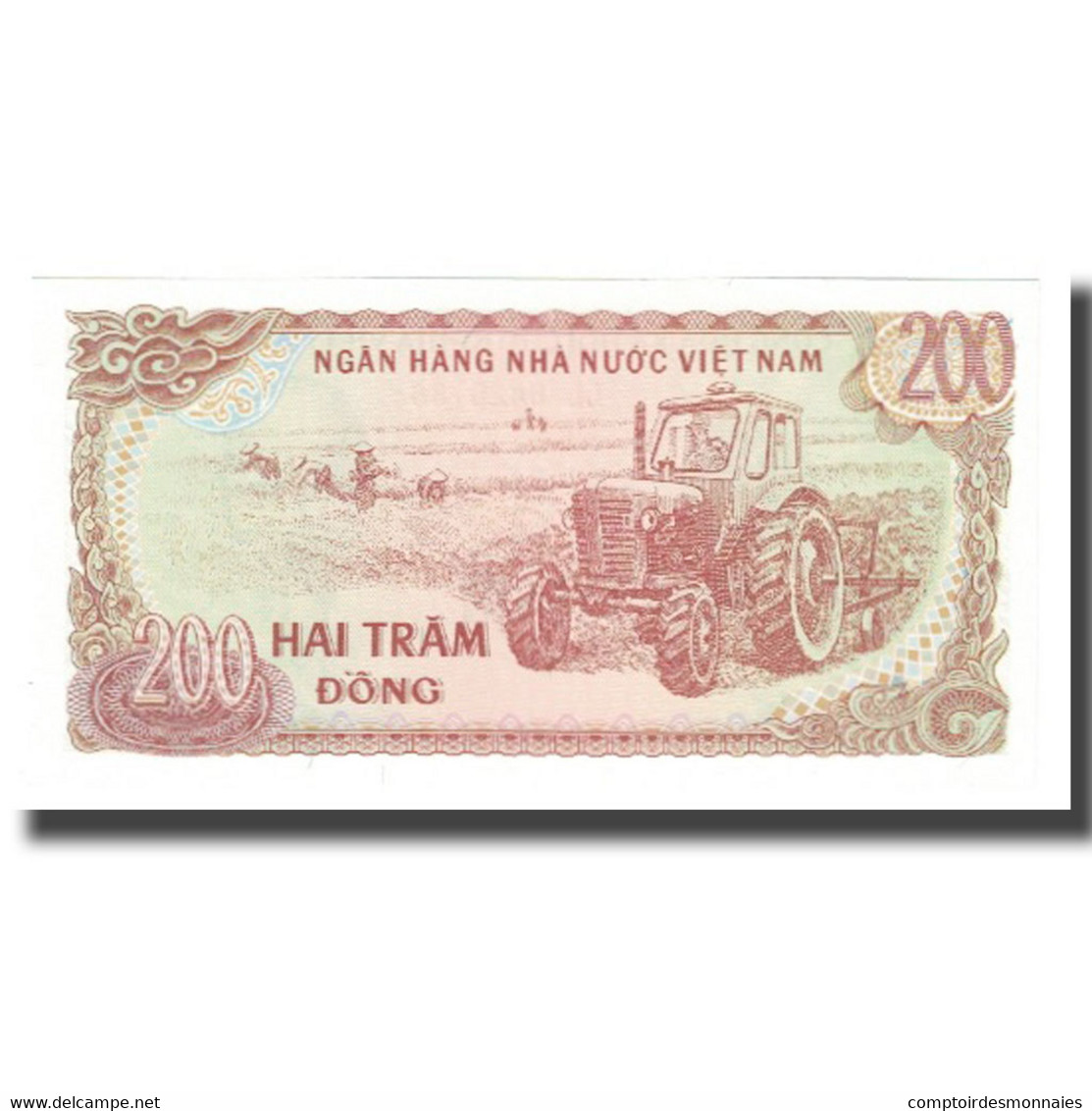 Billet, Viet Nam, 200 D<ox>ng, KM:100a, NEUF - Vietnam