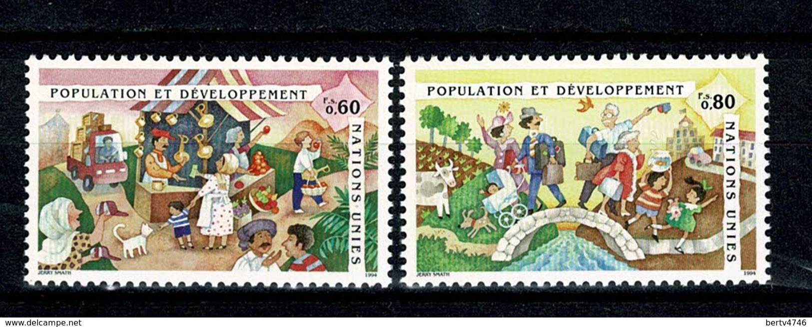 VN Genève 1994 Yv. 274/75**,  Mi 254/55** MNH - Neufs