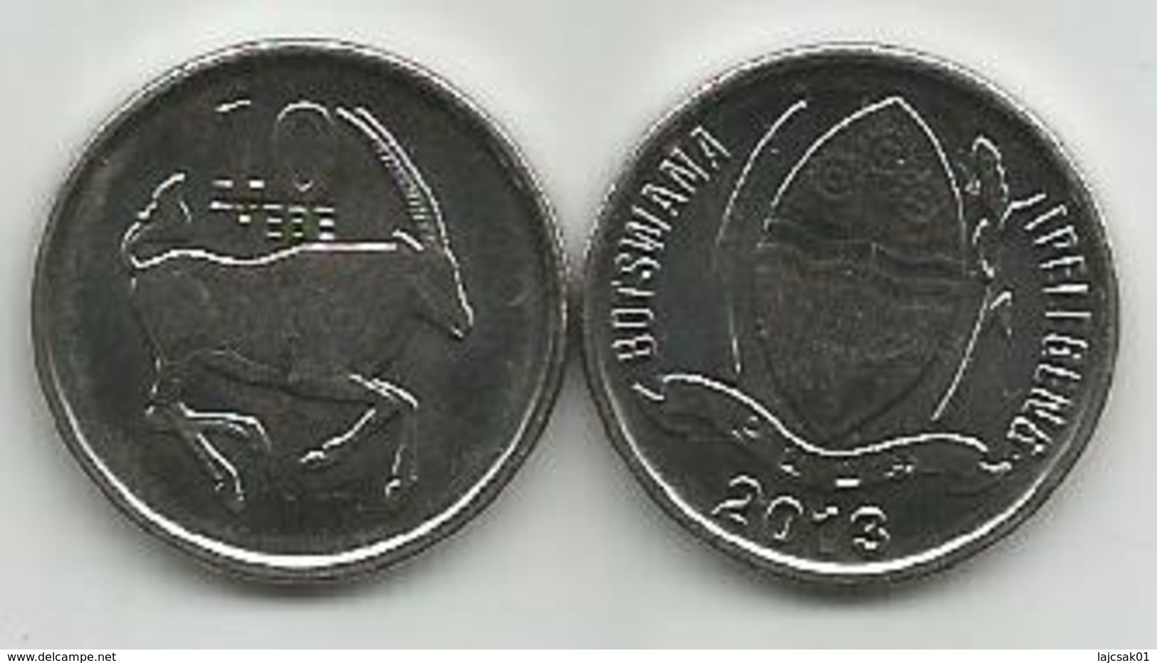 Botswana 10 Thebe 2013. High Grade - Botswana