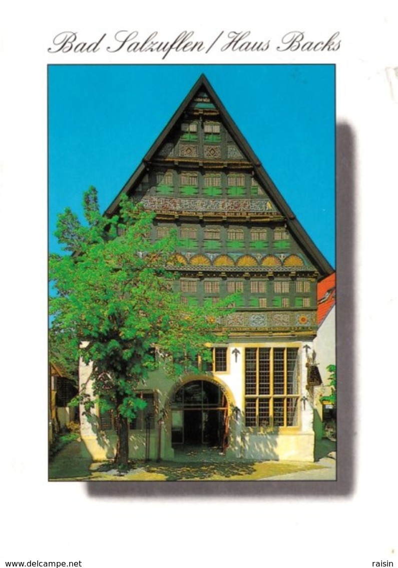 Allemage Bad Salzuflen  Renaissance-Haus Backs Erbaut 1632,renoviert 1986  Mauvais état - Bad Salzuflen