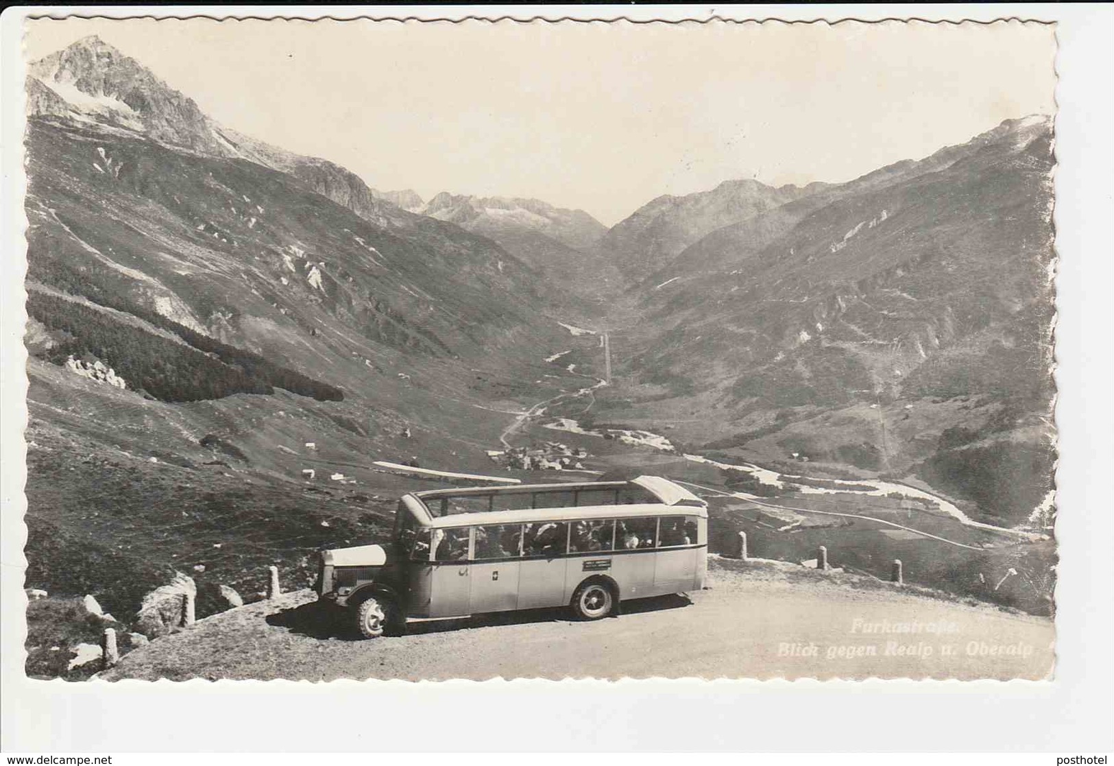 Furkastrasse - Blick Gegen Realp U Oberalp - Otros & Sin Clasificación