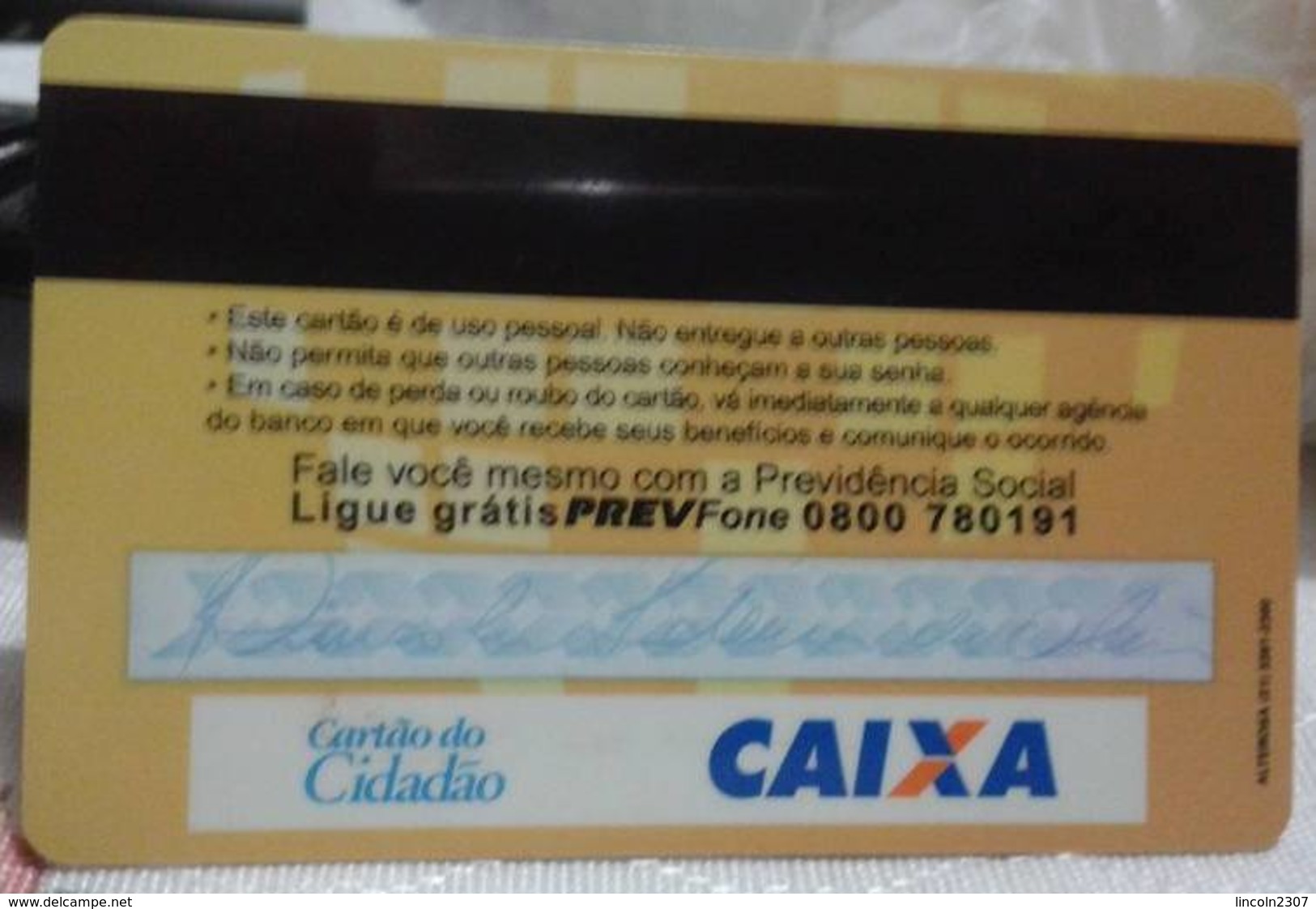 LSJP BRAZIL BANK CARD FEDERAL ECONOMIC BOX - 2005 - Cartes De Crédit (expiration Min. 10 Ans)