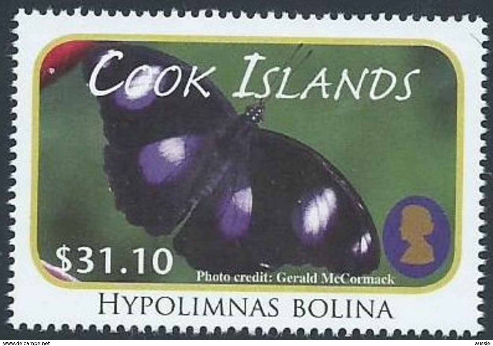 Cook Islands 2011 Yvertn° 1383 *** MNH  Cote 50,00 Euro Faune Papillons Vlinders Butterflies - Cook