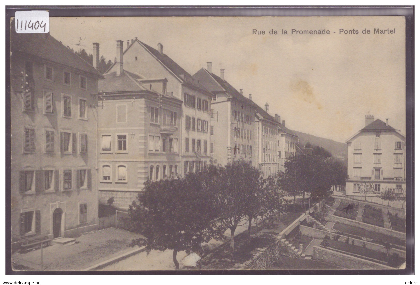 PONTS DE MARTEL - RUE DE LA PROMENADE - TB - Ponts-de-Martel