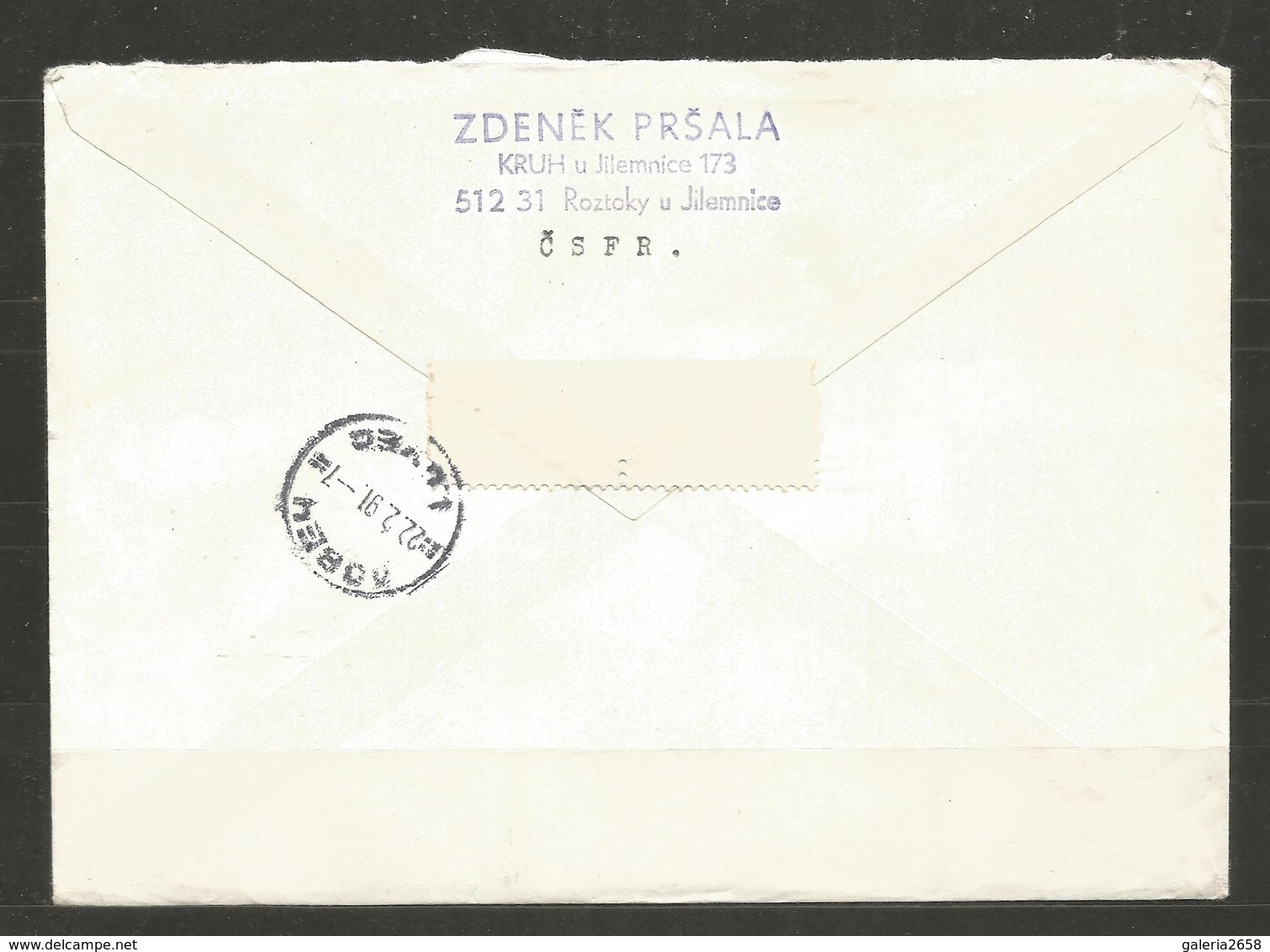 ART - ARTE - CSSR  -  Traveled Cover To BULGARIA  - D 3952 - Briefe U. Dokumente