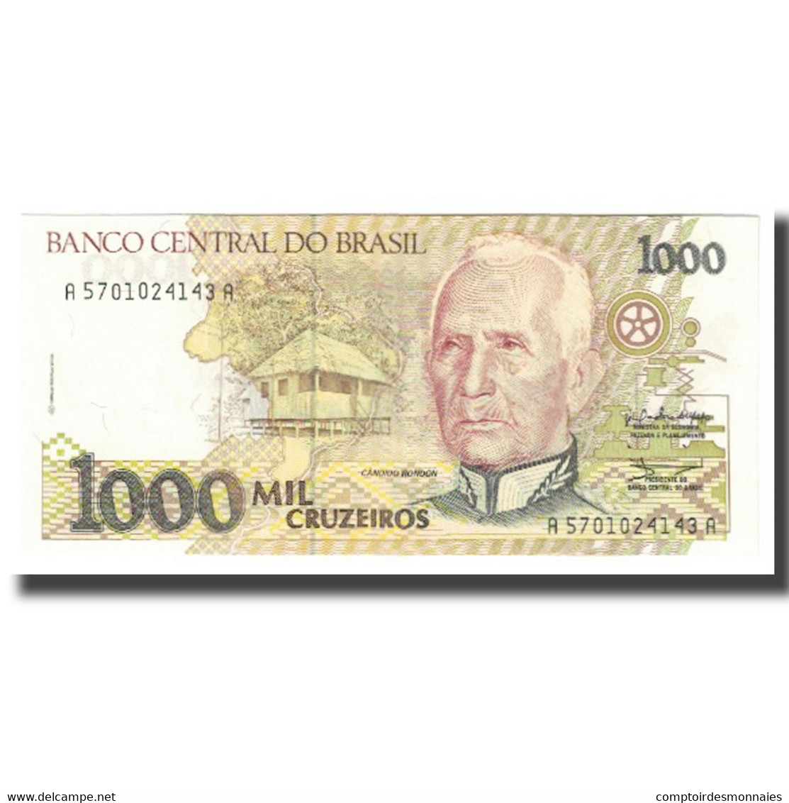 Billet, Brésil, 1000 Cruzeiros, KM:231b, NEUF - Brésil