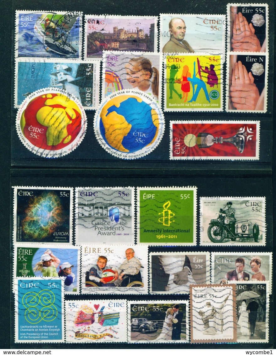 IRELAND - Collection Of 750 Different Postage Stamps - Collections, Lots & Séries