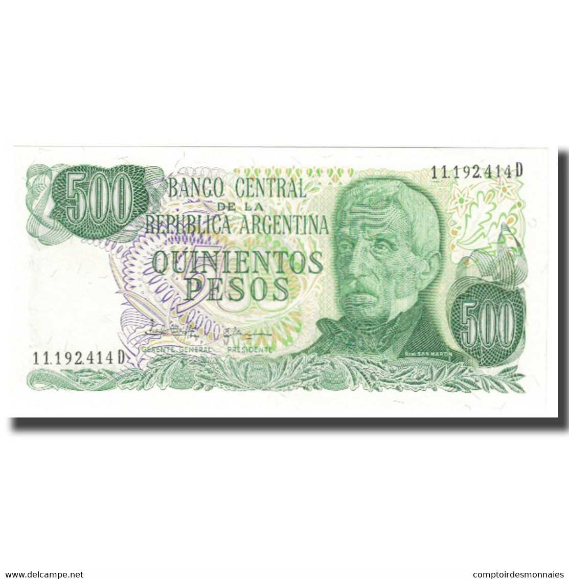 Billet, Argentine, 500 Pesos, KM:303a, NEUF - Argentine