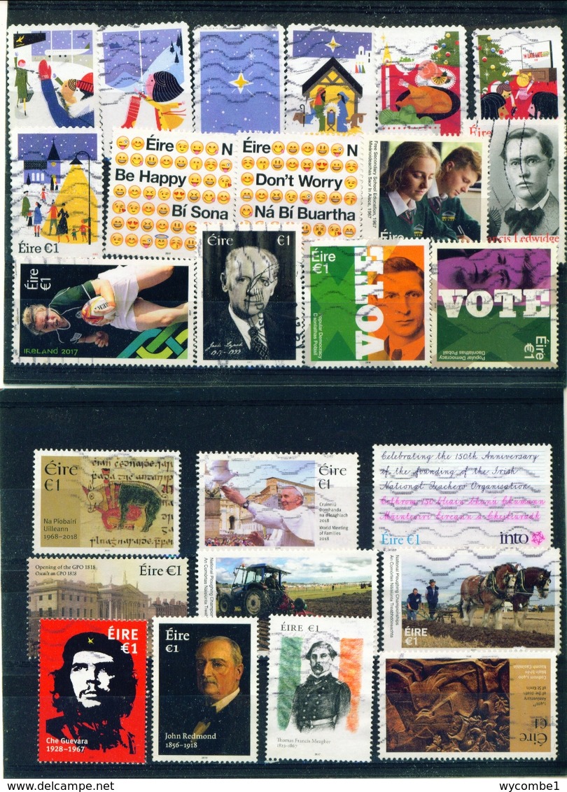 IRELAND - Collection Of 1200 Different Postage Stamps - Collections, Lots & Séries