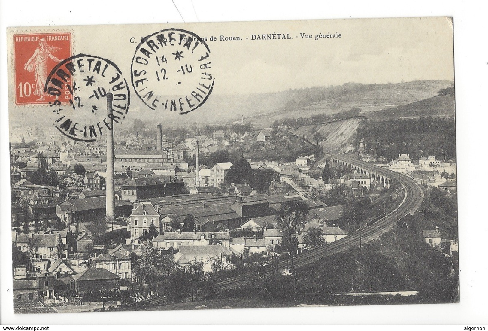 21900 - Environs De Rouen Darnétal Vue Générale Usines - Darnétal