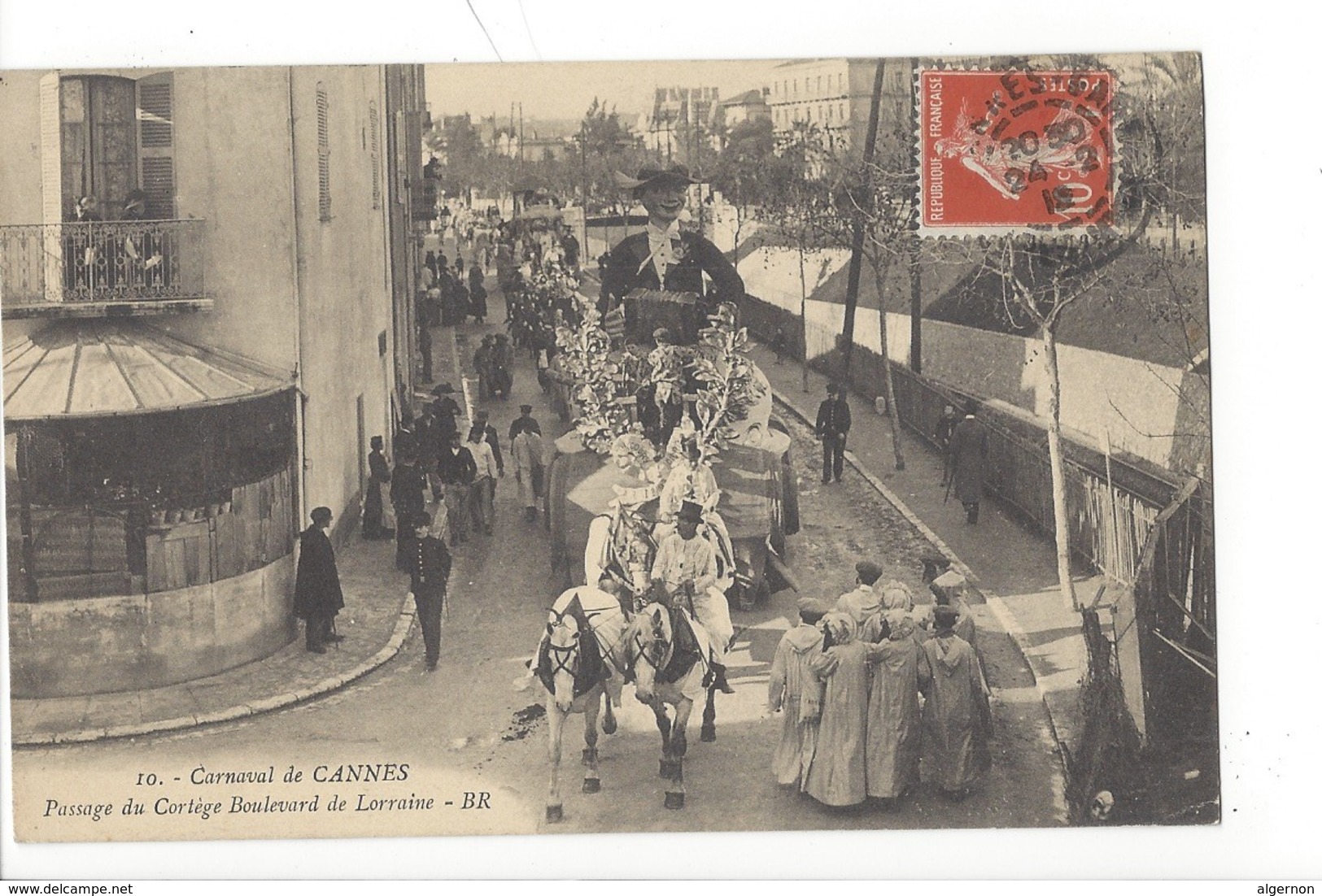 21910 - Carnaval De Cannes Passage Du Cortège Boulevard De Lorraine - Cannes