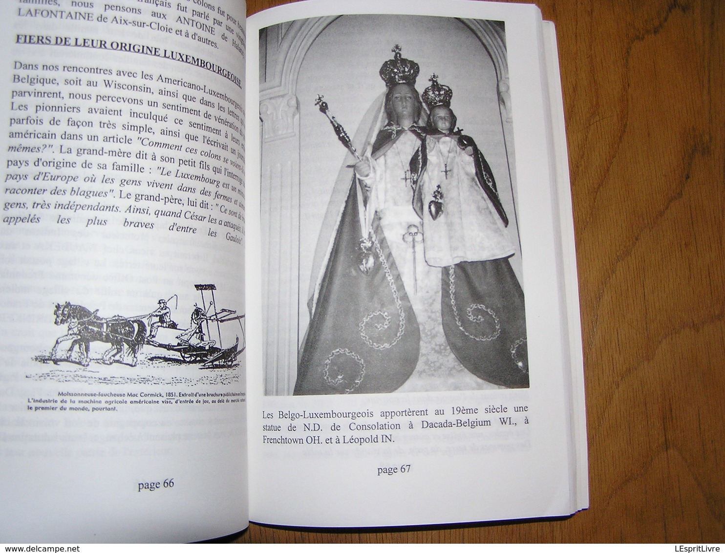 ARLONAIS FONDATEURS DE BELGIUM WISCONSIN Régionalisme Arlon Bonnert Guirsch Hachy Ardenne Emigration Amérique Usa