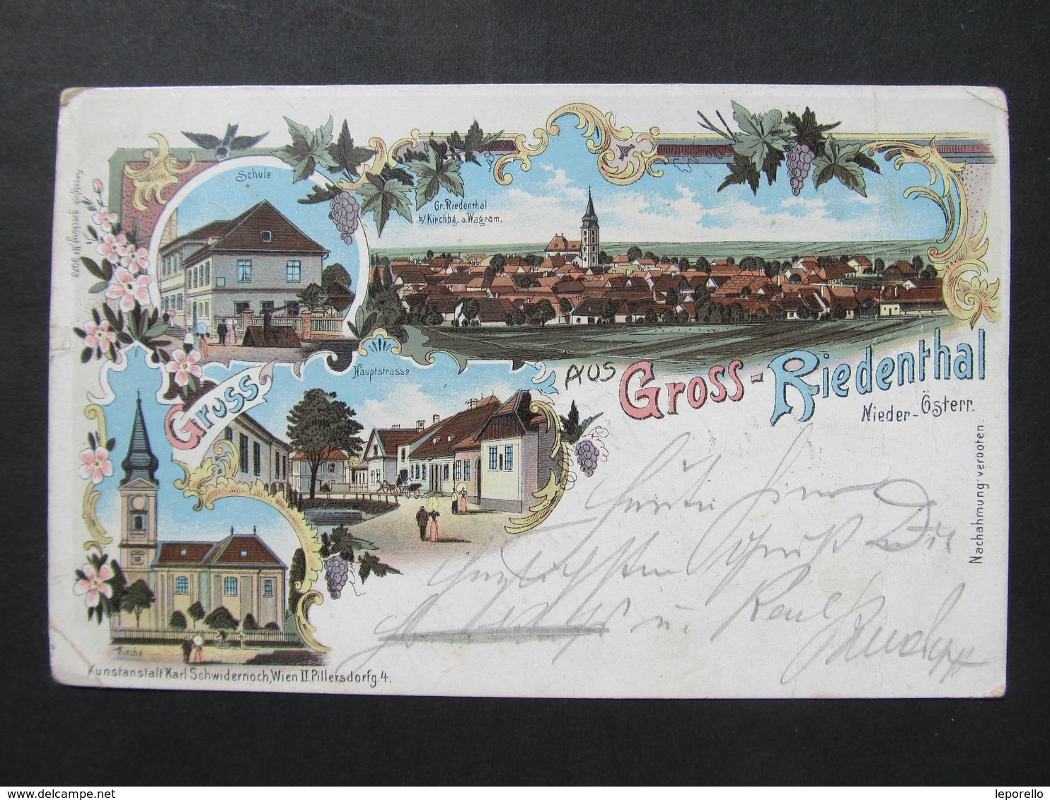 AK GROSSRIEDENTHAL B. Tulln Gross Riedenthal 1901 // D*37919 - Tulln