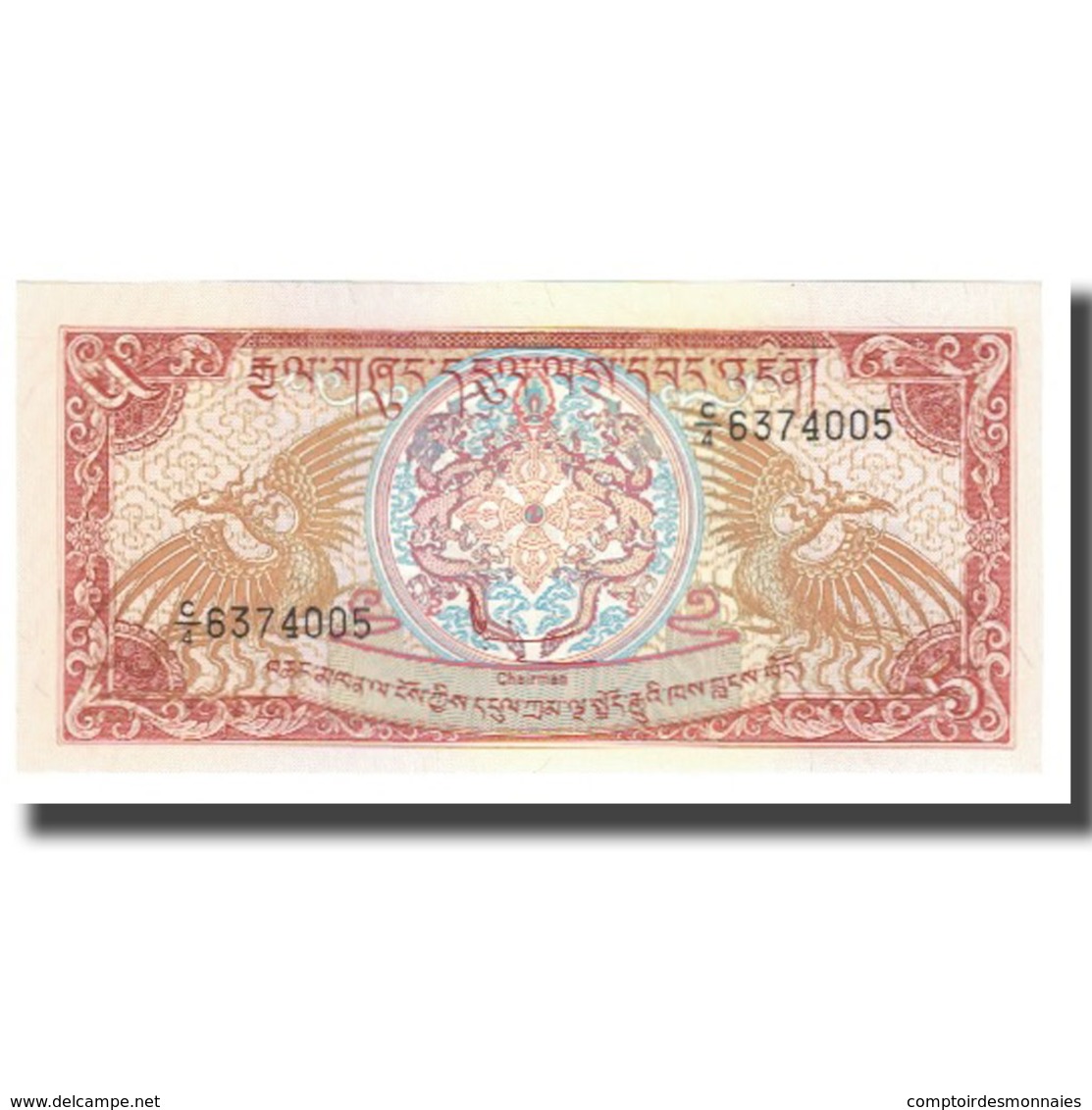 Billet, Bhoutan, 5 Ngultrum, KM:7, NEUF - Bhutan