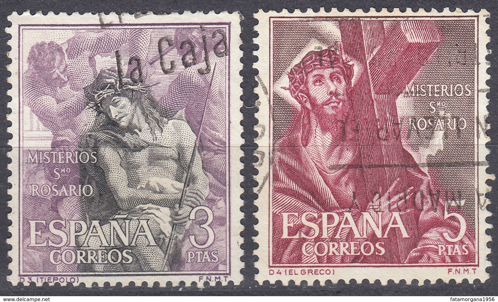 ESPAÑA - SPAGNA - SPAIN - ESPAGNE - 1962 - Lotto Di 2 Valori Usati: Yvert 1141/1142. - Usati